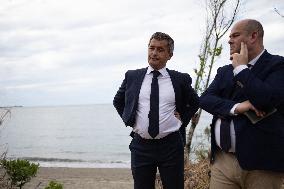 President Macron Meets With People About Climate Change Effects - New Caledonia