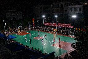 Village Basketball Game Popular in China