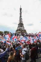 Usain Bolt and Tony Estanguet present Paris 2024 Olympic Torch - Paris