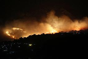 Wildfires Around Palermo - Sicily
