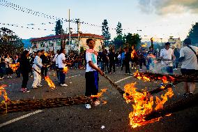 Torch Festival in Sichuan, China