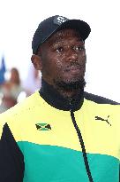 Usain Bolt and Tony Estanguet present Paris 2024 Olympic Torch - Paris JD