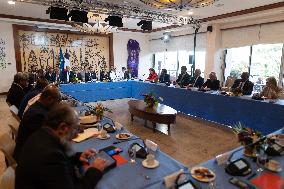 President Macron Meets Political Forces - Noumea