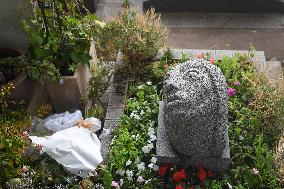 Jane Birkin Rests In Peace At Cimetiere Du Montparnasse - Paris