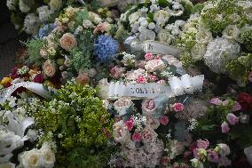 Jane Birkin Rests In Peace At Cimetiere Du Montparnasse - Paris