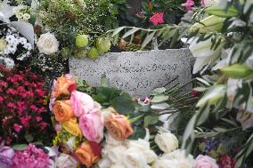 Jane Birkin Rests In Peace At Cimetiere Du Montparnasse - Paris