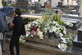 Jane Birkin Rests In Peace At Cimetiere Du Montparnasse - Paris