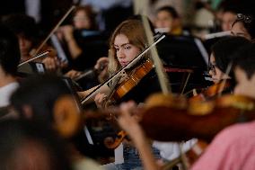 Tutti Rehearsal Of The 31 Camp Of The Children's Symphony Orchestra Of Mexico
