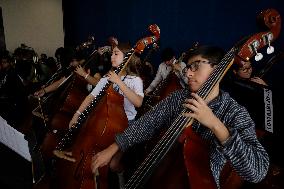 Tutti Rehearsal Of The 31 Camp Of The Children's Symphony Orchestra Of Mexico