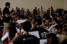 Tutti Rehearsal Of The 31 Camp Of The Children's Symphony Orchestra Of Mexico