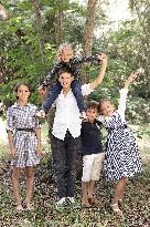 Exclusive - Prince Jean d’Orleans And Family Photo Session - France