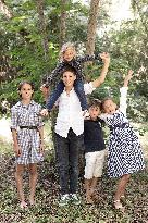 Exclusive - Prince Jean d’Orleans And Family Photo Session - France