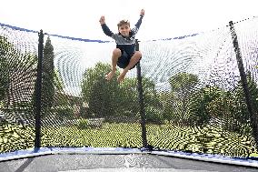 Exclusive - Prince Jean d’Orleans And Family Photo Session - France