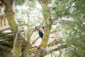 Exclusive - Prince Jean d’Orleans And Family Photo Session - France