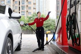 Gas Station in Lianyungang, China