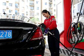 Gas Station in Lianyungang, China