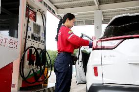 Gas Station in Lianyungang, China