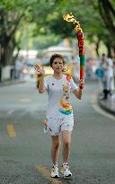 (SP)CHINA-SICHUAN-CHENGDU-WORLD UNIVERSITY GAMES-TORCH RELAY(CN)