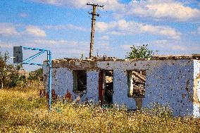 Blahodatne and Partyzanske villages in Mykolaiv Region