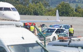 King Emeritus Juan Carlos I Arrives In Vigo