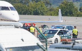 King Emeritus Juan Carlos I Arrives In Vigo