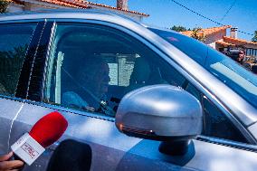 King Emeritus Juan Carlos I Arrives In Vigo