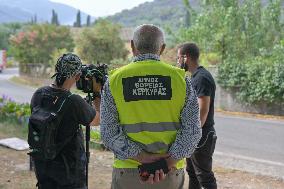 Wildfires Continue On Corfu Island