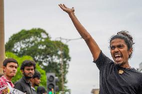 The Inter-University Students Federation Held A Protest Demanding The Release Of Their Student Activists