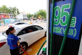 Petrol Station in Zaozhuang, China