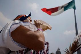 698th Anniversary Of The Founding Of Mexico-Tenochtitlán