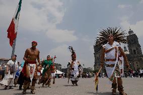 698th Anniversary Of The Founding Of Mexico-Tenochtitlán