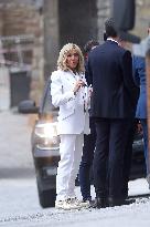 Brigitte Macron And Jill Biden Visit Mont Saint-Michel