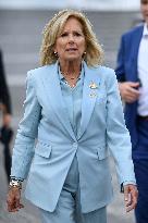 Brigitte Macron And Jill Biden Visit Mont Saint-Michel