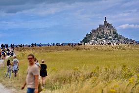 Brigitte Macron And Jill Biden Visit Mont Saint-Michel
