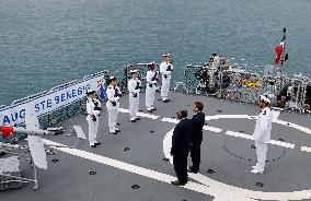 Macron Visits A French Navy Patrol Boat - Vanuatu