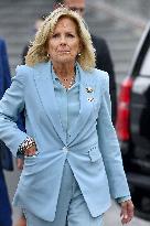 Brigitte Macron And Jill Biden Visit Mont Saint-Michel