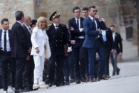 Brigitte Macron And Jill Biden Visit Mont Saint-Michel