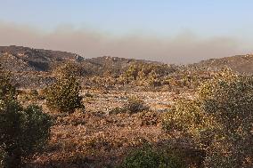 Wildfires Continue To Rage In Rhodes