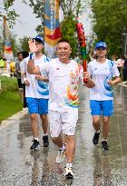 (SP)CHINA-SICHUAN-CHENGDU-WORLD UNIVERSITY GAMES-TORCH RELAY(CN)