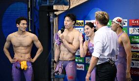 (SP)JAPAN-FUKUOKA-WORLD AQUATICS CHAMPIONSHIPS-SWIMMING-DAY 4