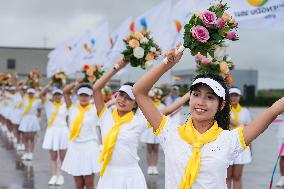 (Chengdu Universiade) CHINA-SICHUAN-CHENGDU-GUYANESE PRESIDENT-ARRIVAL (CN)