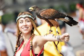 MEXICO-MEXICO CITY-TENOCHTITLAN FOUNDATION-ANNIVERSARY