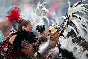 MEXICO-MEXICO CITY-TENOCHTITLAN FOUNDATION-ANNIVERSARY