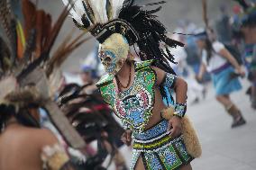 MEXICO-MEXICO CITY-TENOCHTITLAN FOUNDATION-ANNIVERSARY