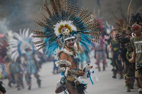 MEXICO-MEXICO CITY-TENOCHTITLAN FOUNDATION-ANNIVERSARY
