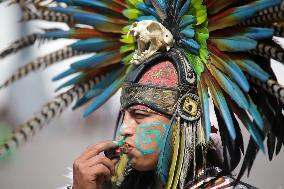 MEXICO-MEXICO CITY-TENOCHTITLAN FOUNDATION-ANNIVERSARY