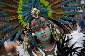 MEXICO-MEXICO CITY-TENOCHTITLAN FOUNDATION-ANNIVERSARY