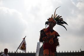 MEXICO-MEXICO CITY-TENOCHTITLAN FOUNDATION-ANNIVERSARY
