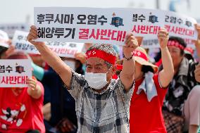 SOUTH KOREA-BOSEONG-JAPAN-NUKE WASTEWATER DISCHARGE-PROTEST
