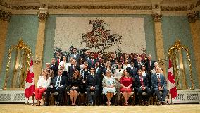 Cabinet Swearing-In Ceremony - Ottawa